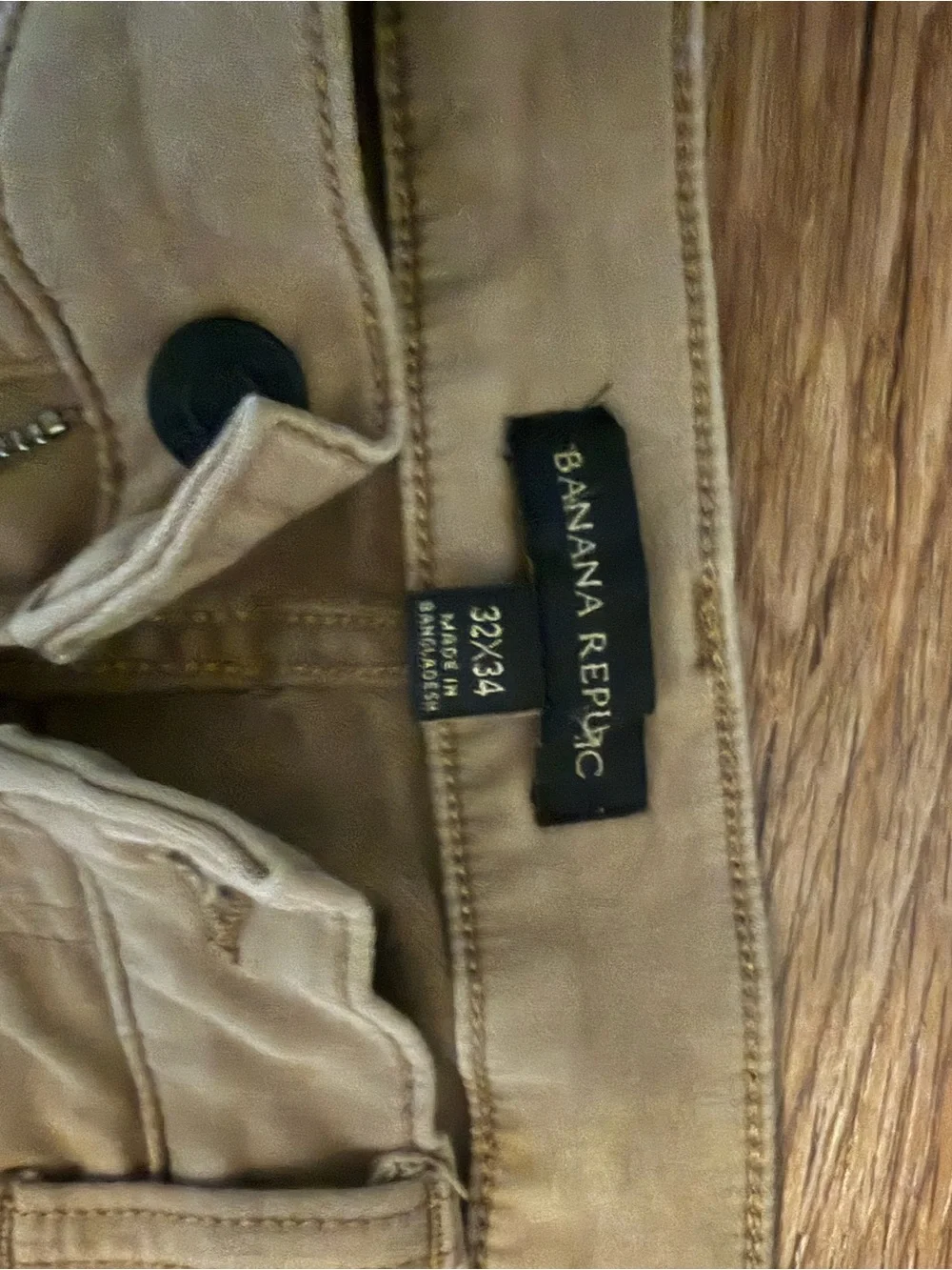 Banana Republic Slim Tan Chino Pants